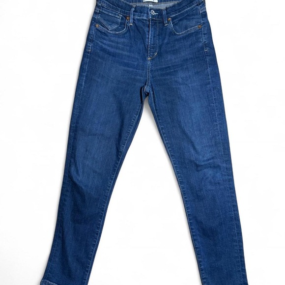 Agolde x Amour Vert Women's Size 28 High Waist Ankle Skinny Blue Jeans Excellent - Picture 2 of 5